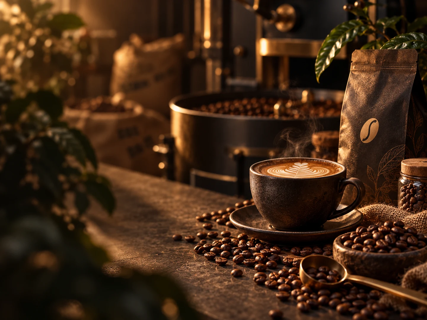 KREMA specialty coffee ecommerce website hero and product card