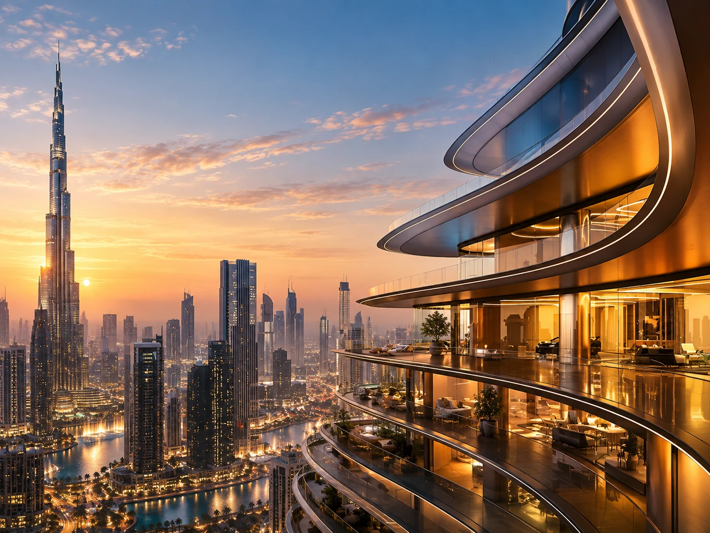 PIPTAN real-estate website with Dubai skyline and luxury architecture